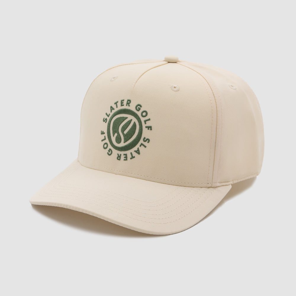 [SG-H-U-PC01] Slater Golf | Performance Cap | Cannoli Cream