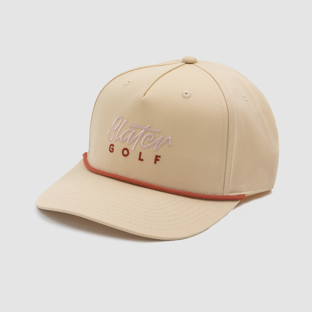 Slater Golf | Classic Rope Cap | Cannoli Cream