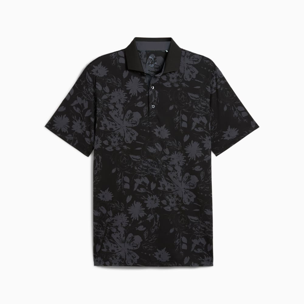 [628829-01] Puma Mens Golf Shirt | Mattr Rose Polo | Black Strong Gray (S)