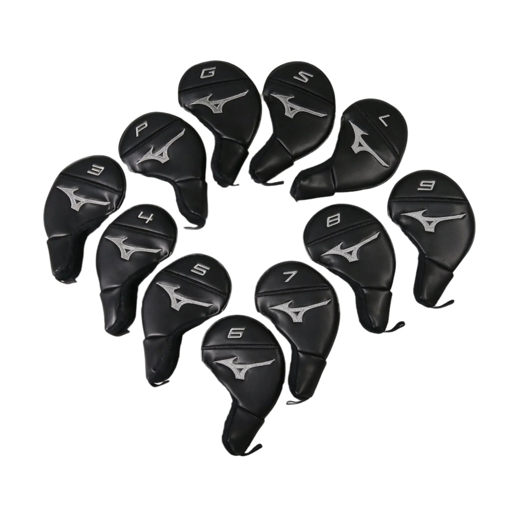 [TIRONHC22-09-1] Mizuno Iron Covers | 11 Piece (Black)