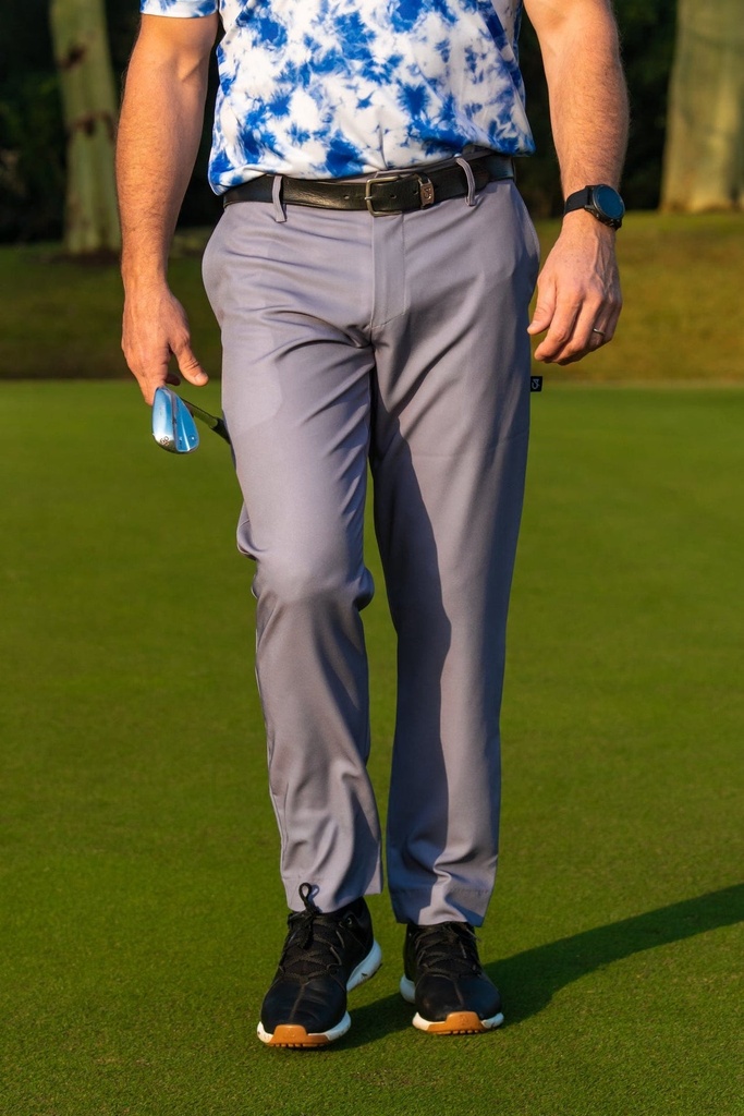[SKUIQ279] Custom Apparel Mens Golf Longs | Dark Grey (30)