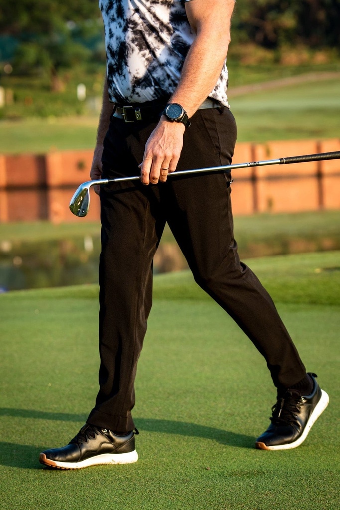 Custom Apparel Mens Golf Longs | Black