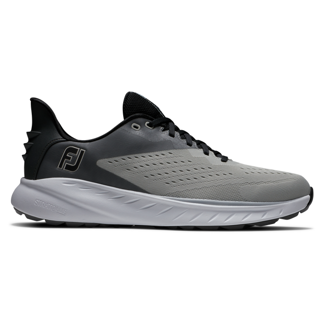 [56281] Footjoy Mens Golf Shoes | Flex XP | Grey-White-Black 9a (UK7)