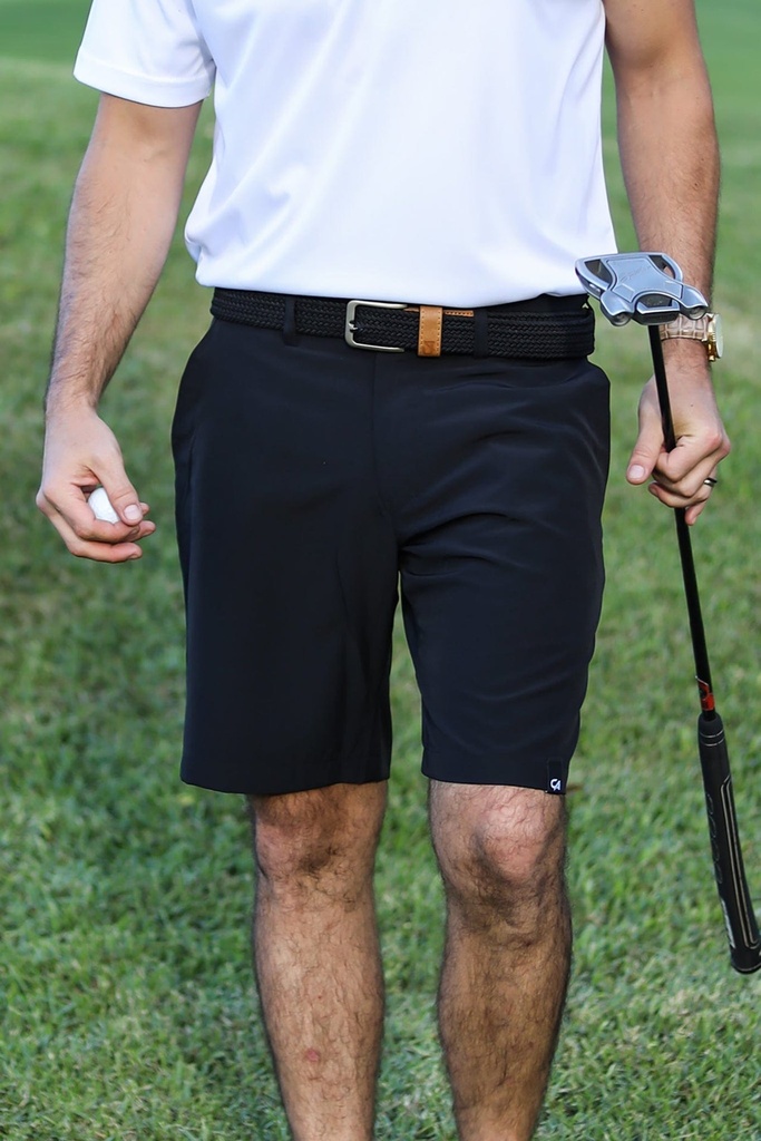 Custom Apparel Mens Golf Shorts | Pure Motion | Midnight Black