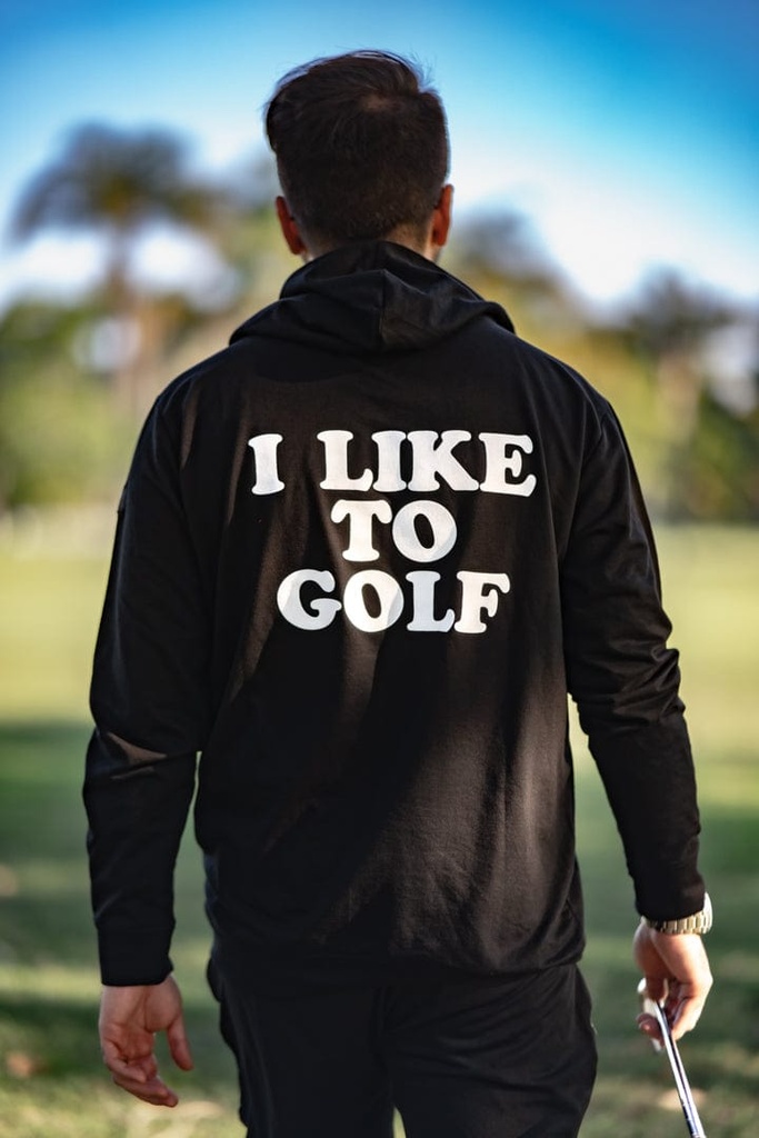 Custom Apparel Mens Golf Hoodie | I Like To Golf