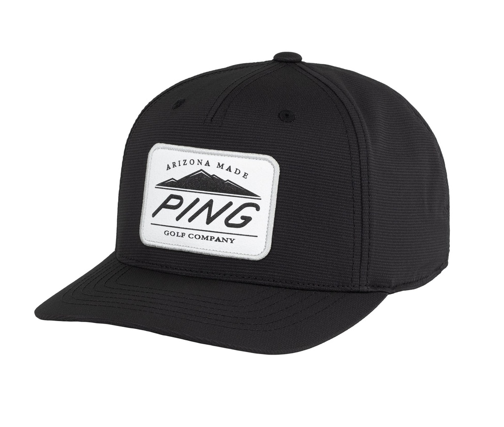 [37946-102] Ping Mens Golf Cap | Camelback | Black