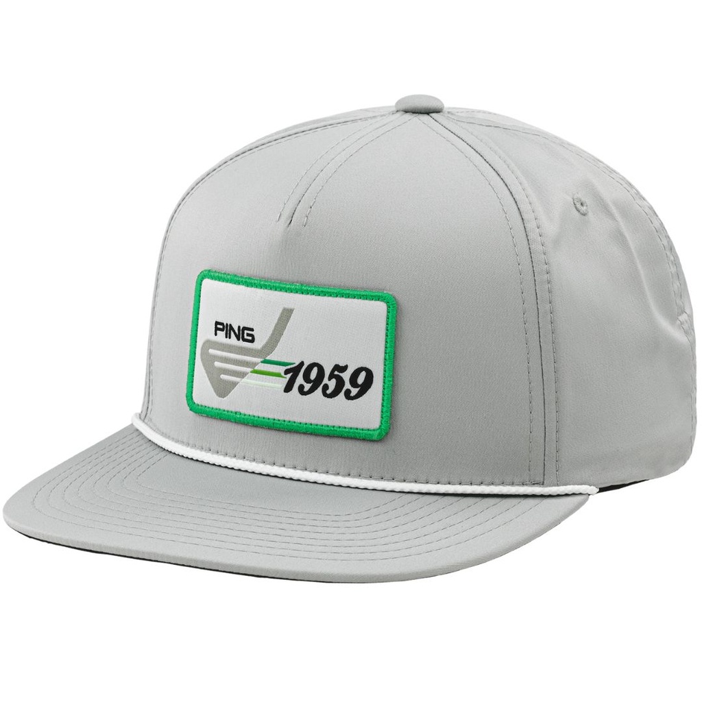 Ping Mens Golf Cap | Mulligan | Grey