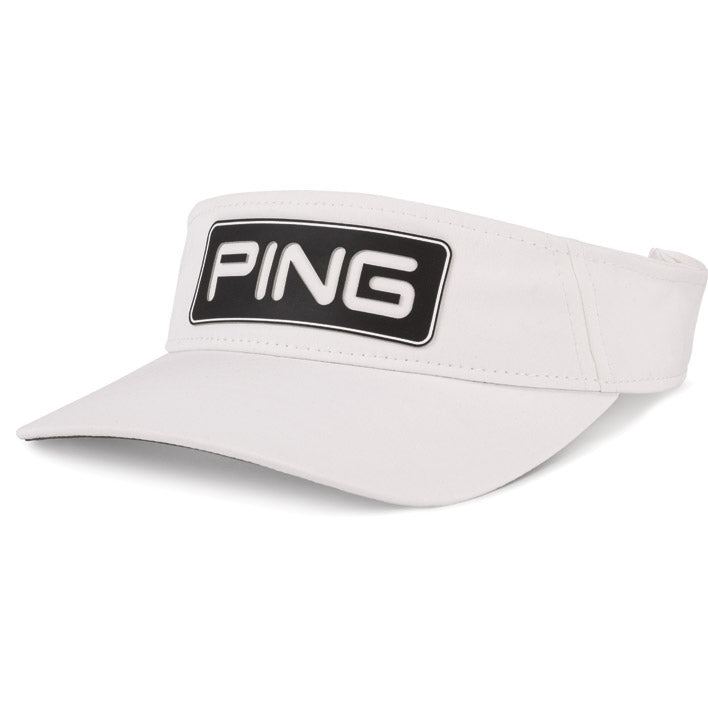 [37273-10135567-198] Ping Womens Golf Tour Visor | White