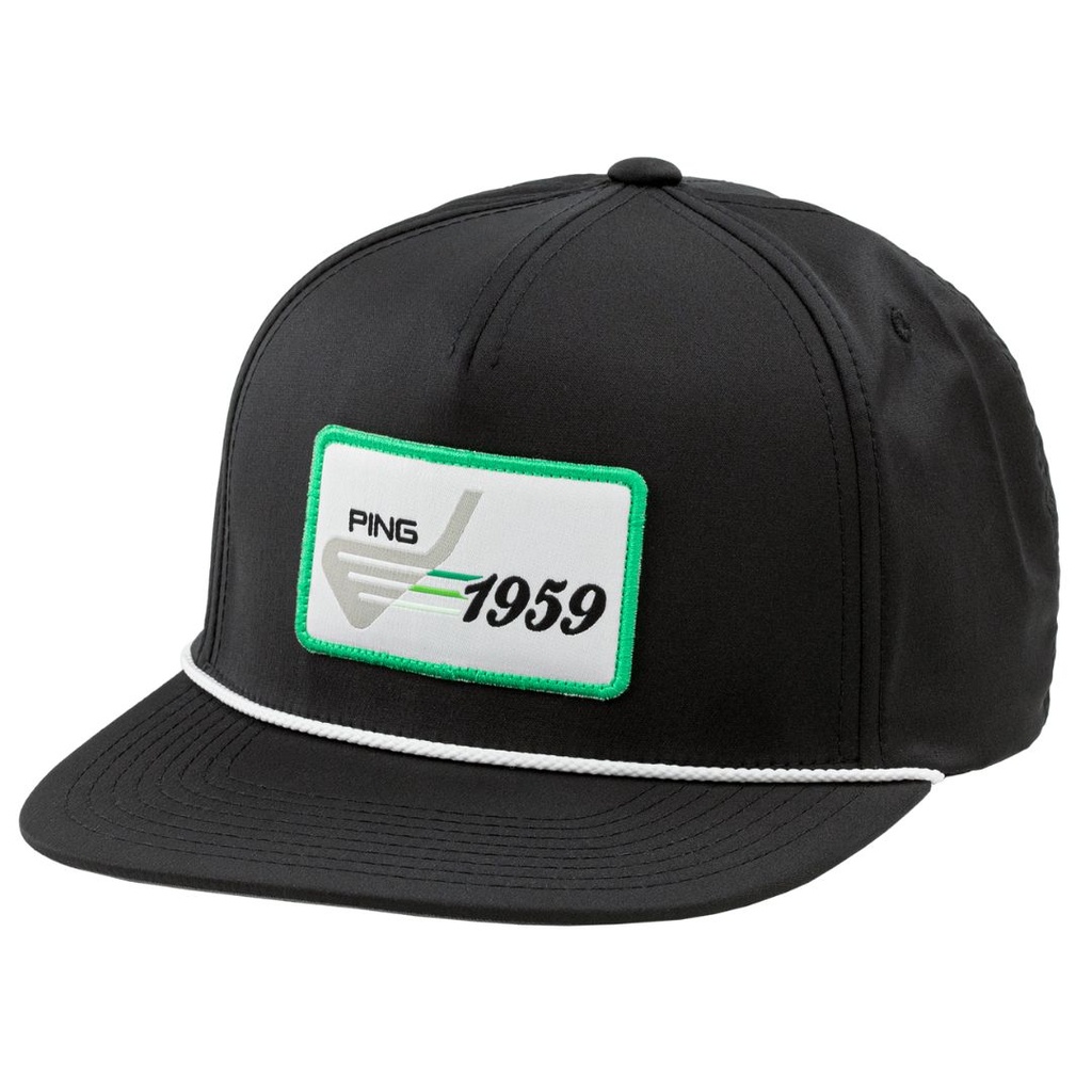 [37273-101] Ping Mens Golf Cap | Mulligan | Black