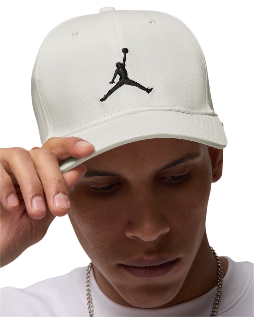 [HJ0627-133] Nike Mens Golf Cap | Jordan Rise C | White (S/M)