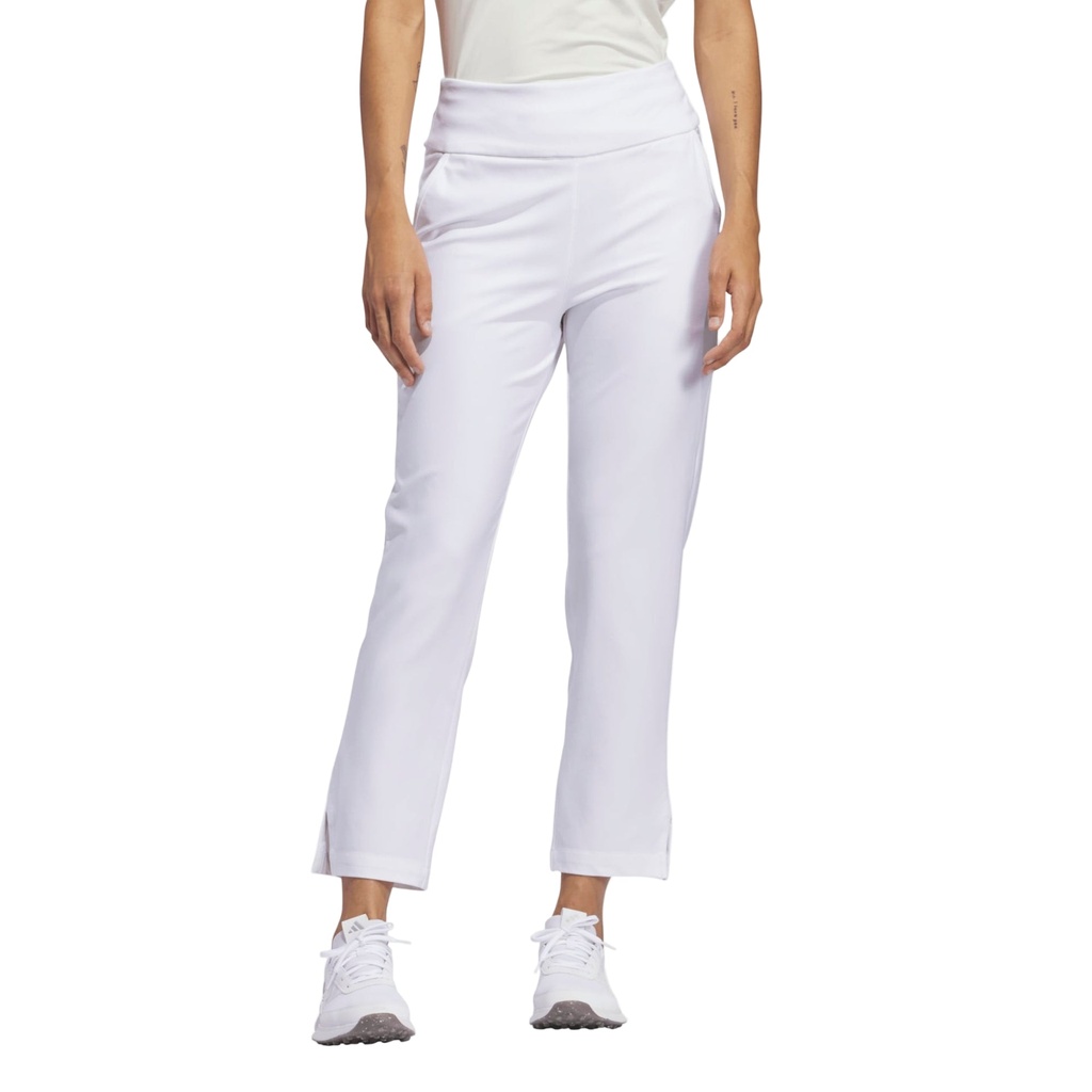 [IP4287] Adidas Womens Golf Pants | Ankle White (S)