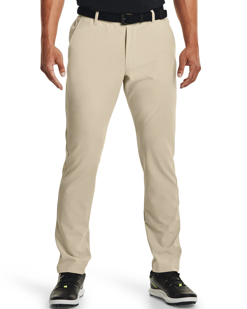 Under Armour Mens Golf Pants | Drive Tapered | Khaki