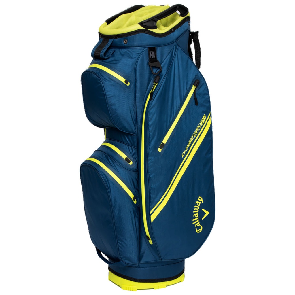 [A00549-Q0182] Callaway Golf Bag | Chase Cart 14 2025 | Navy-Flow Yellow