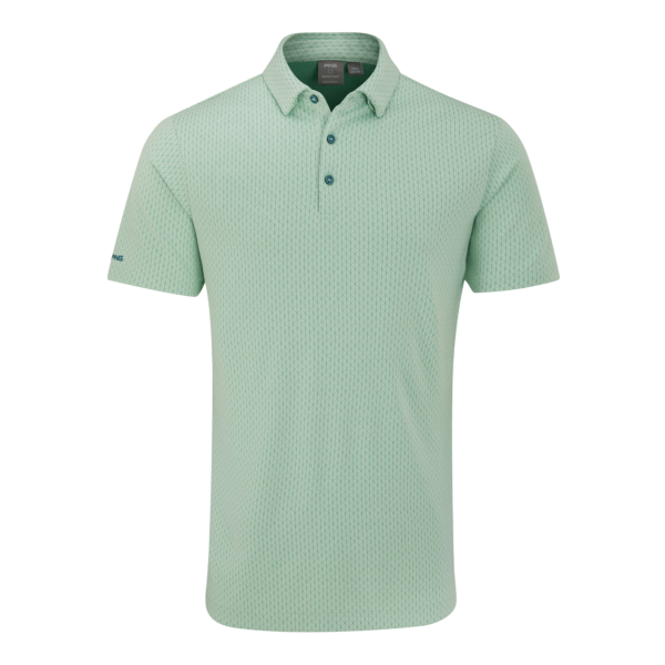 Ping Mens Golf Shirts | Hershel Polo | Misty Green