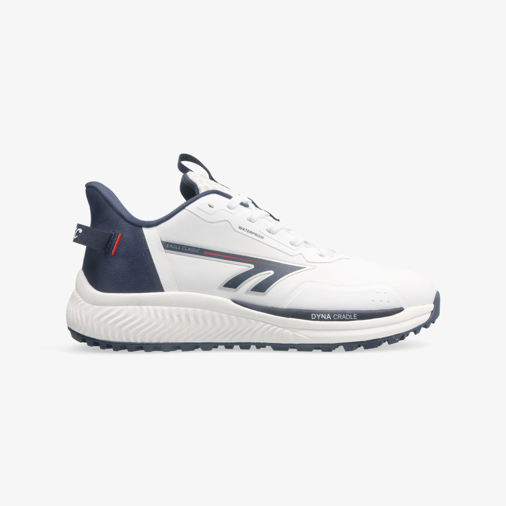 [S0146618] Hi-Tec Mens Golf Shoes | Eagle Classic | White-Navy (UK8)