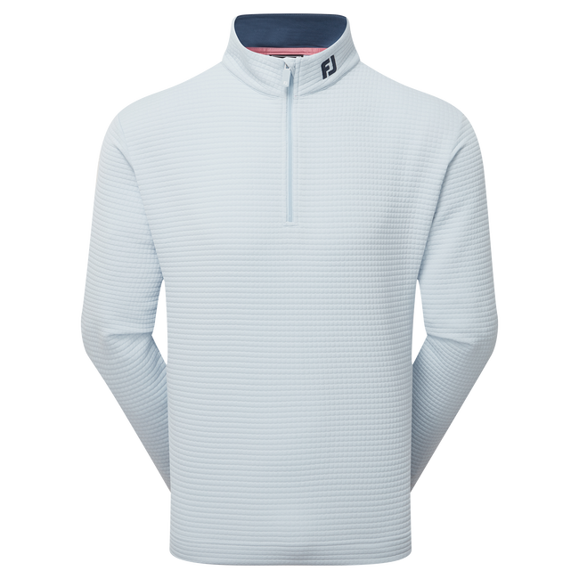 FootJoy Mens Golf Jersey | Quilt Texture Chill-Out | Skyway