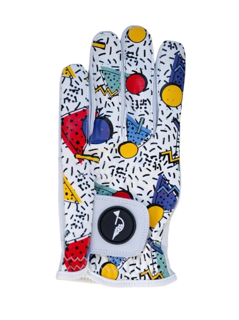 Mens Hooked Golf Glove | Cabretta Leather | Funky