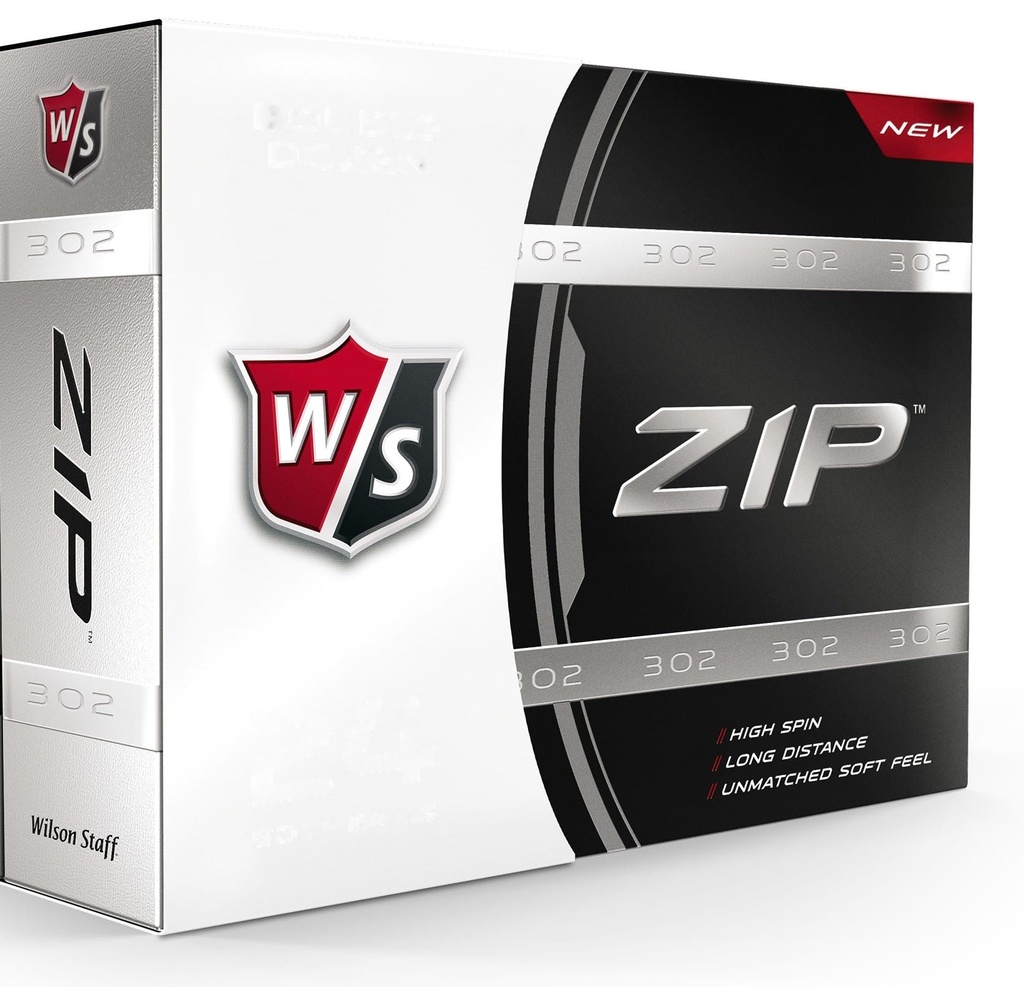 Wilson Golf Balls | Zip Sleeve | White