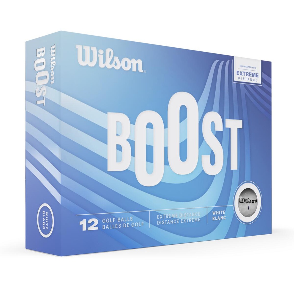 [GB008] Wilson Golf Balls | Boost Sleeve | White