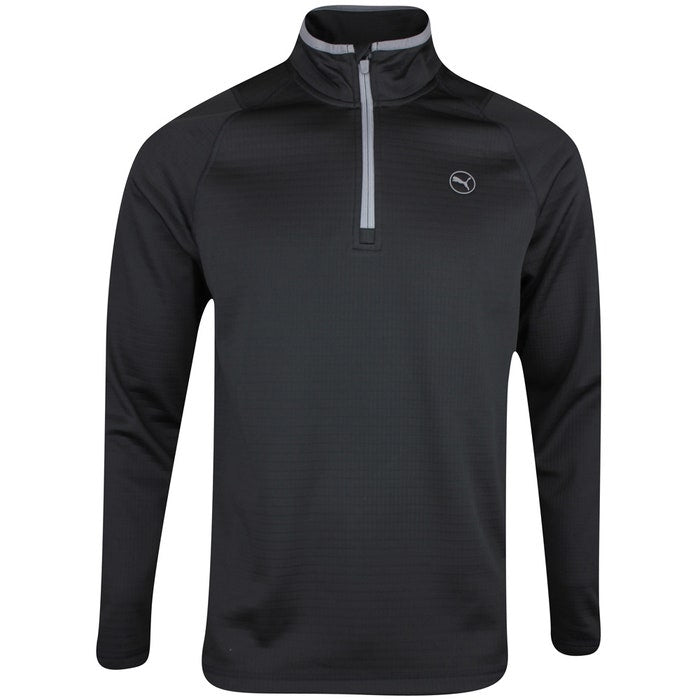 [69019501S] Puma Golf Pullover | MSS Pounce | Quarter Zip | Black (S)