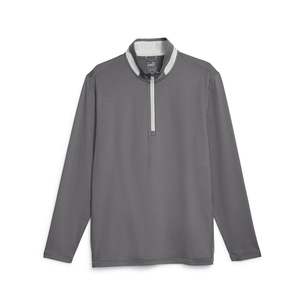 [69019502S] Puma Golf Pullover | MSS Pounce | Quarter Zip | Shadow Grey (S)