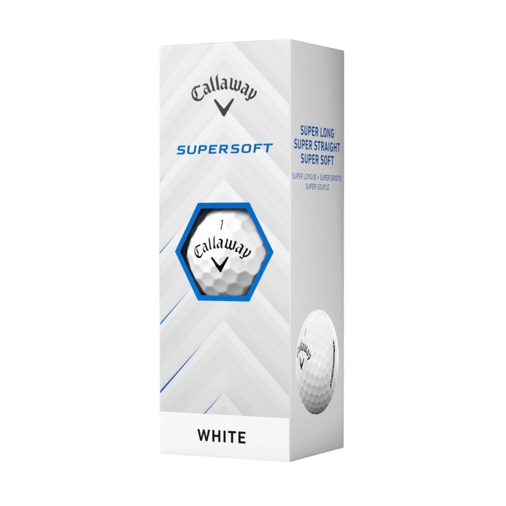 [641936212] Callaway Golf Balls | Supersoft 25 (White -Sleeve)