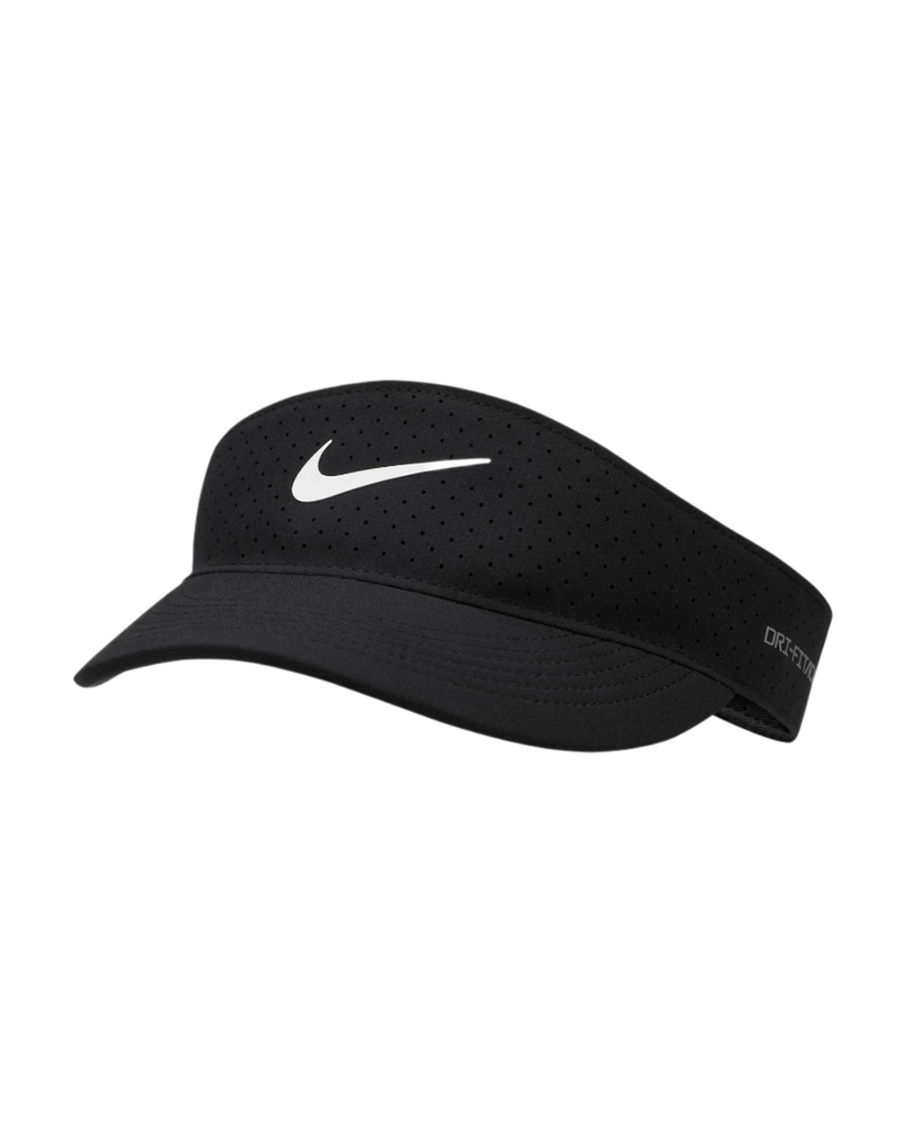 [FB6443-010-L] Nike Unisex Golf Visor | Ace | Black-White (L/XL)