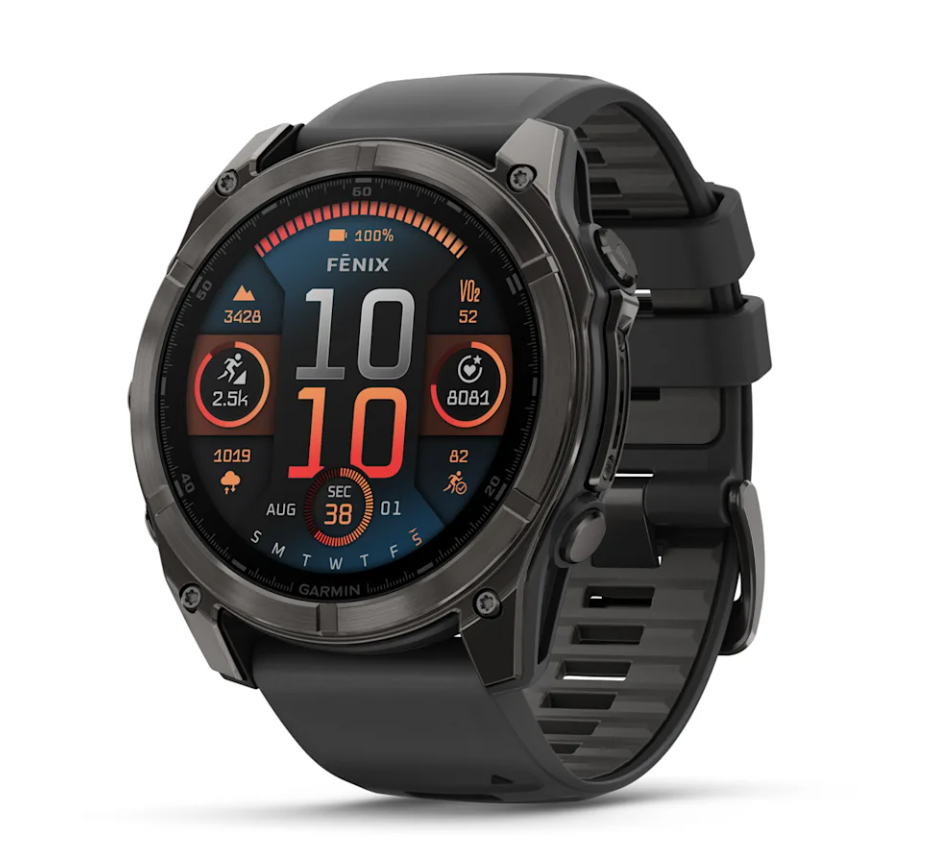 Garmin Fenix 8 Watch | 51mm | Amoled Sapphire Carbon Grey-Black Band