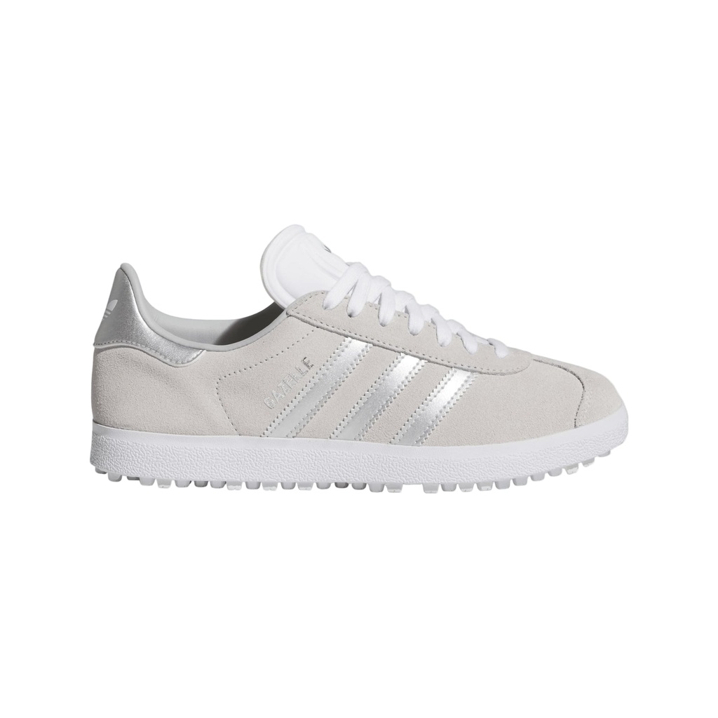 Adidas Womens Golf Shoes | Gazelle | White-Silver-Grey