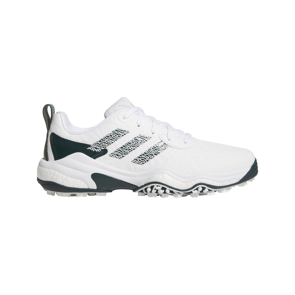 [JI41638] Adidas Mens Golf Shoe | Codechaos 25 Spikeless | White - Ivy - Lime (UK8)