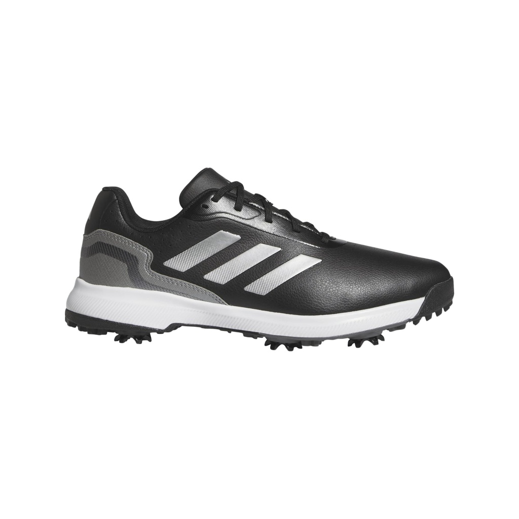 [IH22527] Adidas Mens Golf Shoes | Traxion Response | Black-Iron Metallic-Silver Metallic (UK7)
