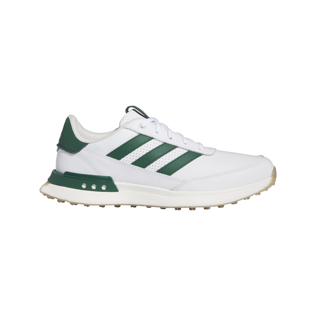 Adidas Mens Golf Shoes | S2G Leather Spikeless | White-Green