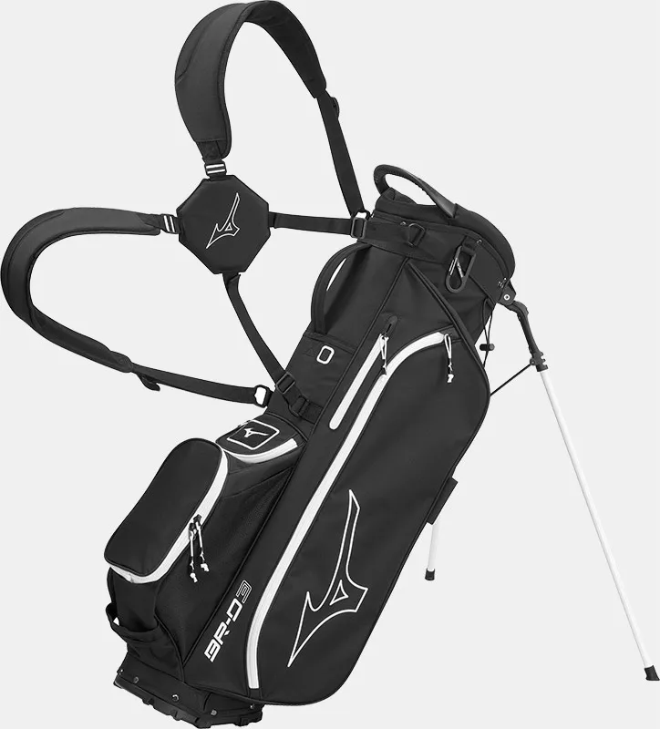 [1000035-15] Mizuno Golf Stand Bag | BR-D3 24 | Black-White