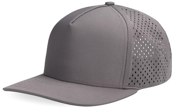 Alpha - 5 Panel Performance Cap with Laser Hole Detaill c8