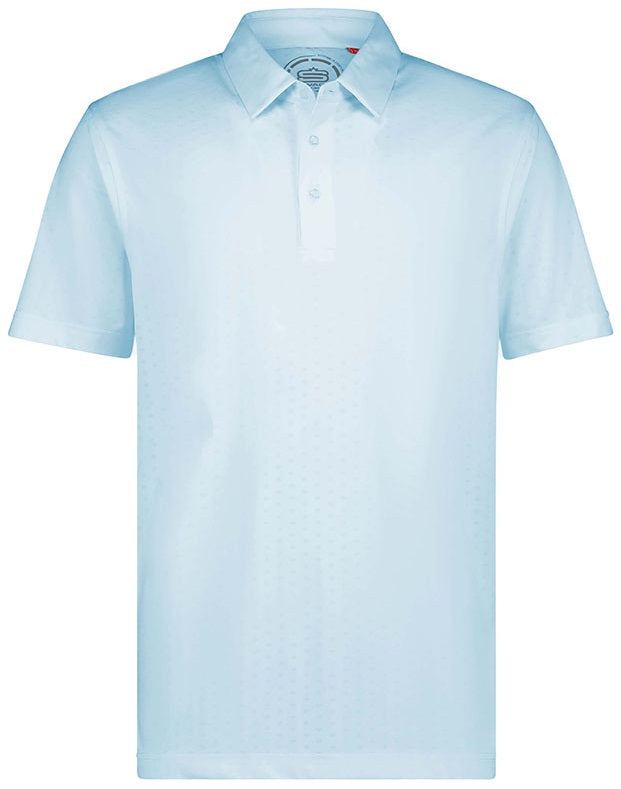 Mens Aztec Melange Dry Tech Performance Golfer Polo Shirt 1b