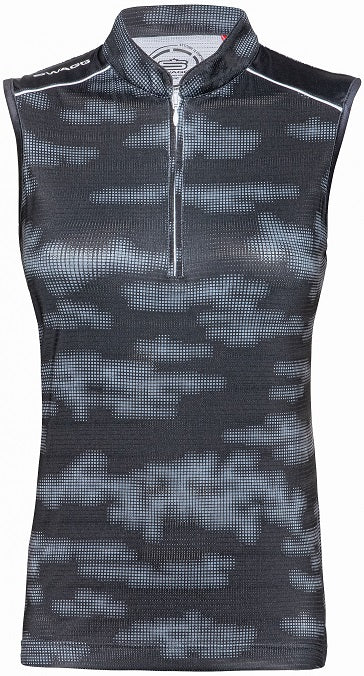 Swagg Womens Matrix Sleeveless Dry Tech Golfer Polo Shirt 21
