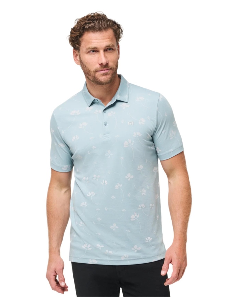 [2708499GS] Travis Mathew Mens Golf Shirt | Good Time Feeling (S)