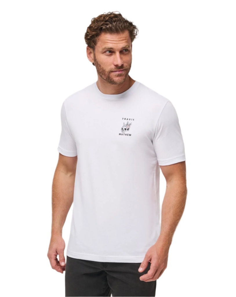 Travis Mathew Mens T-Shirt | Pineapple Drinks