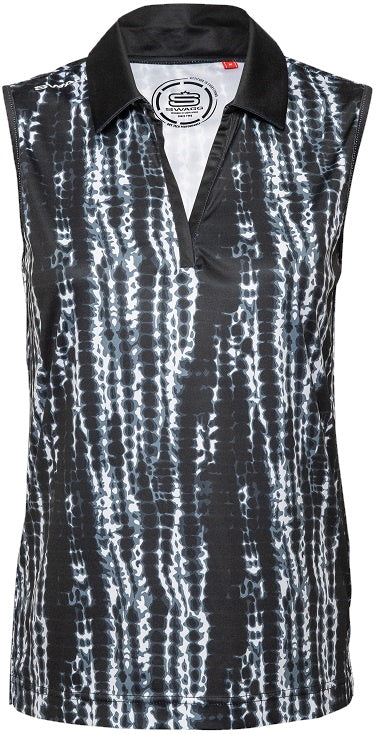 Womens Shibori S-Less Golfer Polo Shirt a8