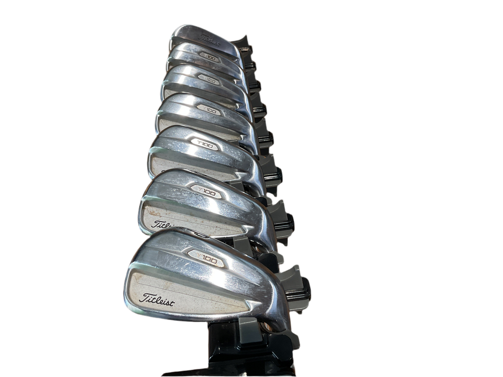 [SEC1381] PRELOVED TITLEIST GOLF CLUBS | IRONS | T100 4-PW RH b8