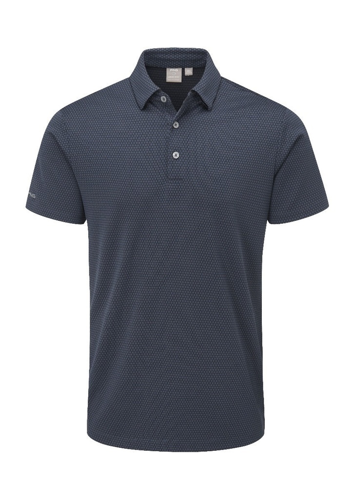 Ping Mens Golf Shirts | Halcyon Polo | Oxford Blue