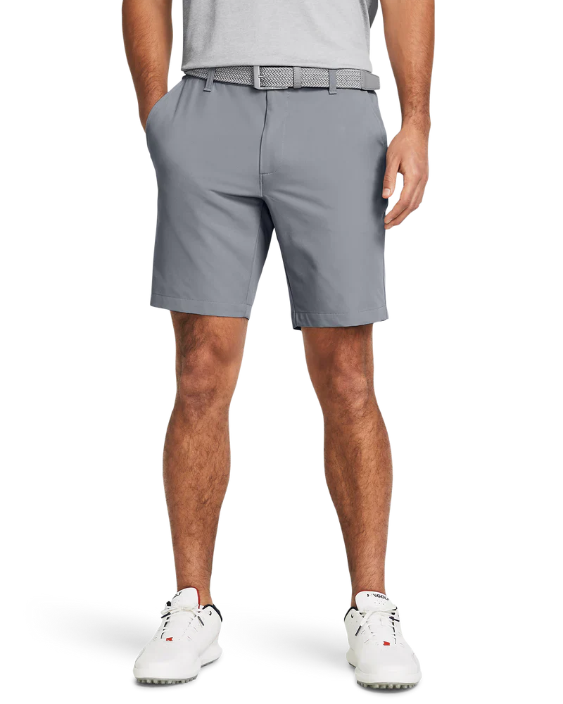 [1384467-044-32] Under Armour Mens Golf Shorts | Drive Taper | Downpour Gray (32)