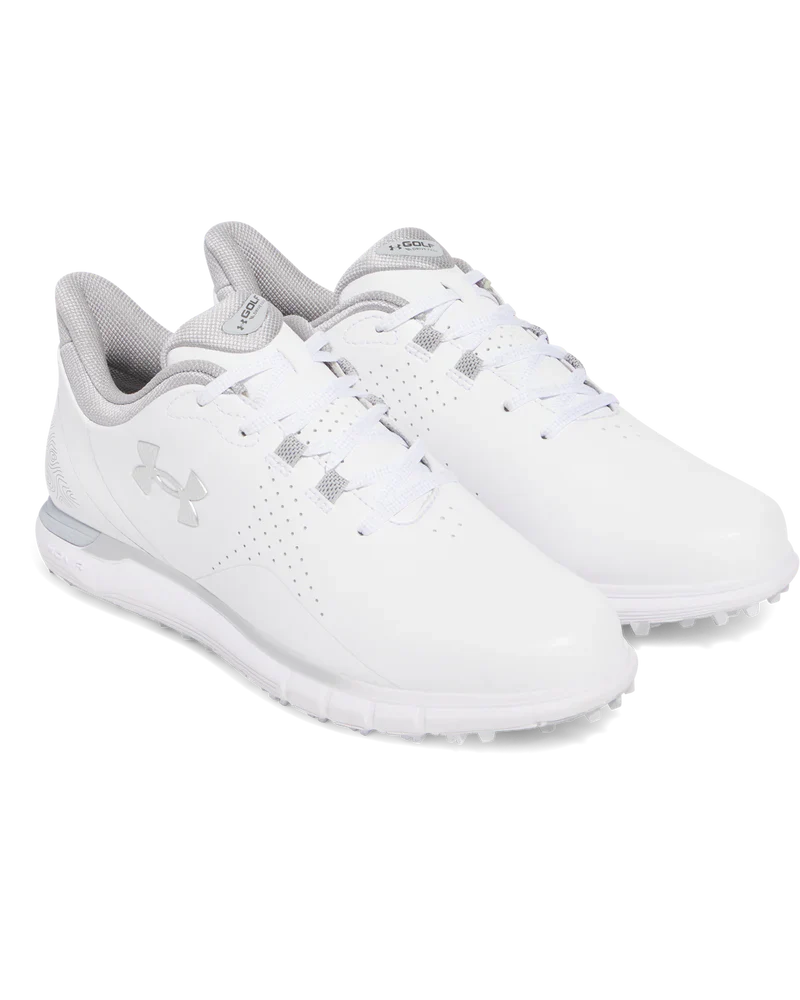 [3026922-102-7] Under Armour Mens Golf Shoes | Drive Fade Spikeless | White (UK7)