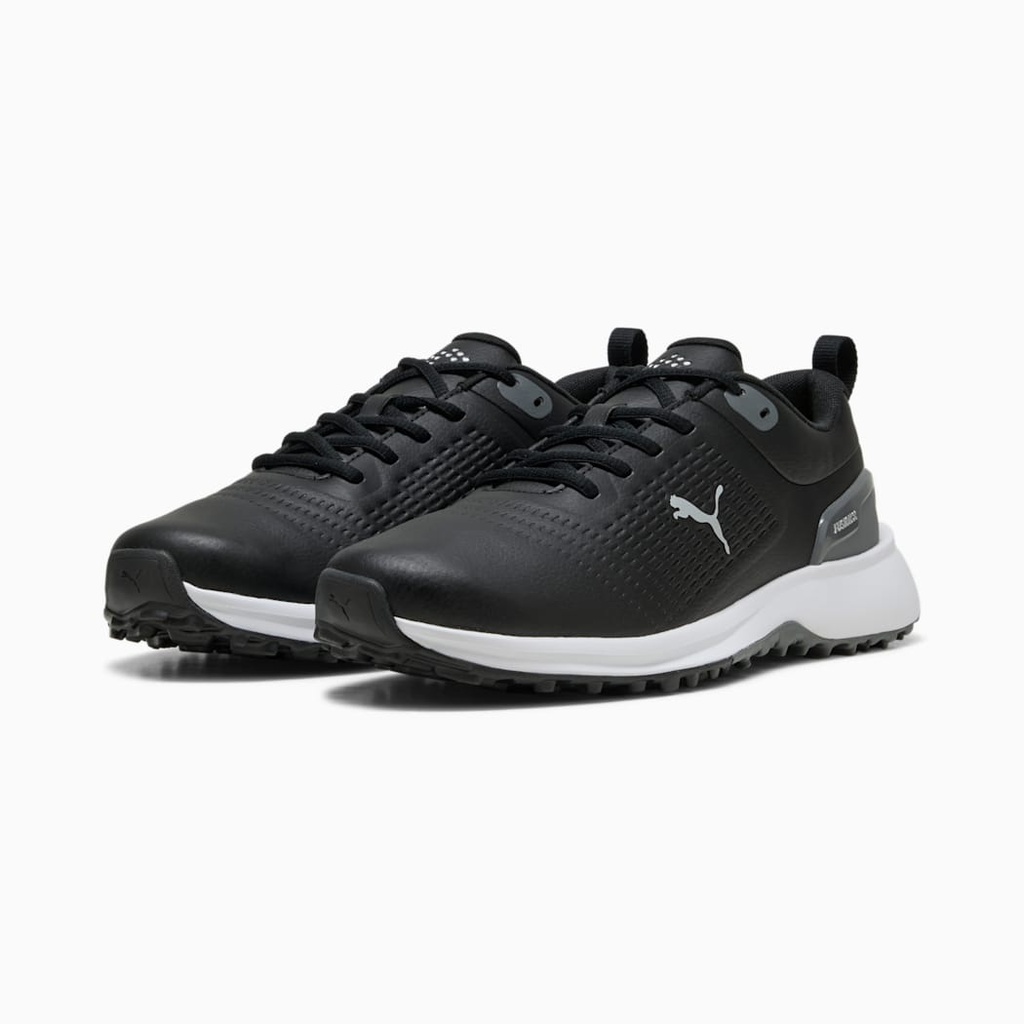 [31117402-7] Puma Mens Golf Shoes | Fusion Tech SL | Black-White (UK7)