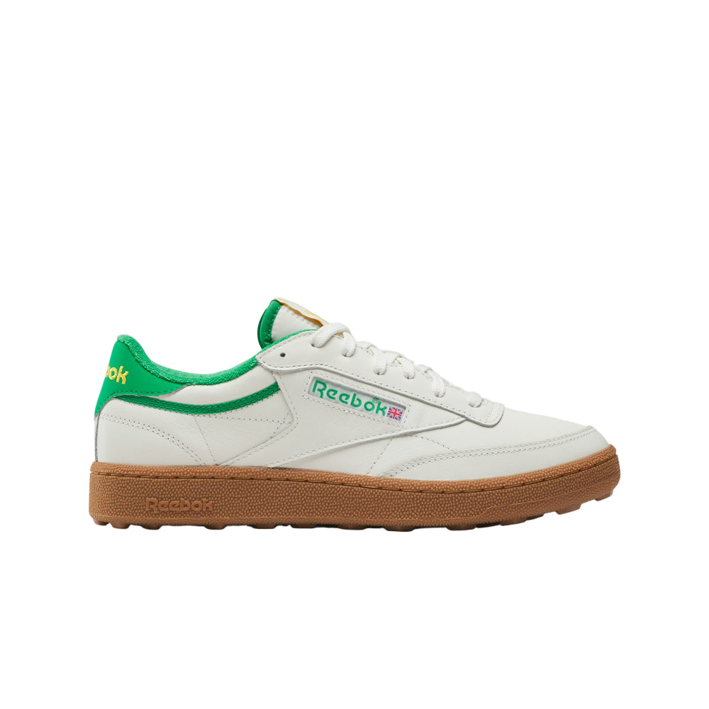 [100236001-7] Reebok Golf Shoes | Club C | Chalk-Classic Green (UK7)