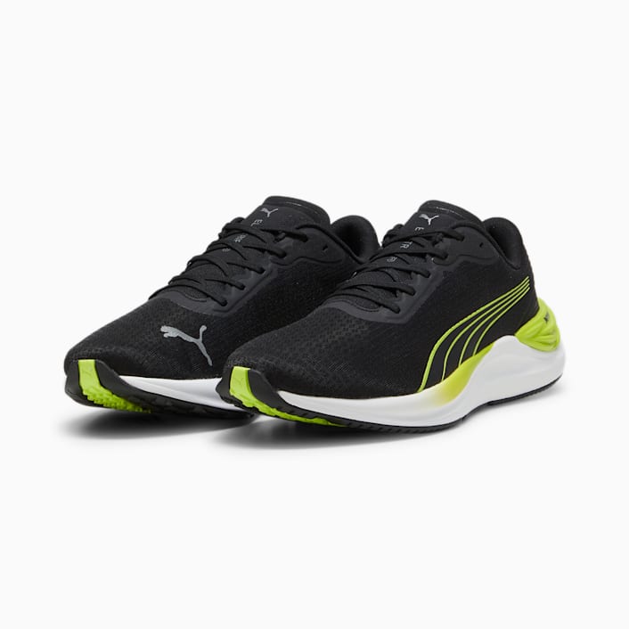 [37845510-UK6] MENS PUMA ELECTRIFY NITRO 3 ROAD RUNNING SHOES - BLACK (UK6)