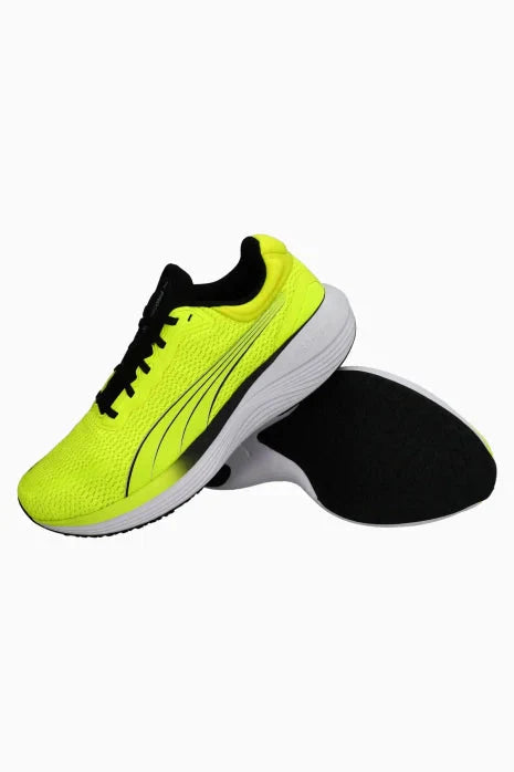 MENS PUMA SCEND PRO ROAD RUNNING SHOES - GREEN