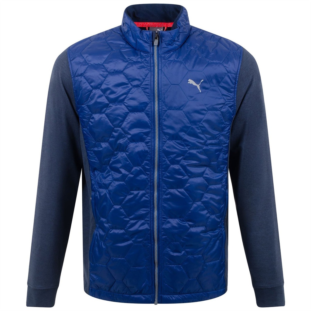 MENS PUMA CLOUDSPUN WARM JACKET - BLAZING BLUE