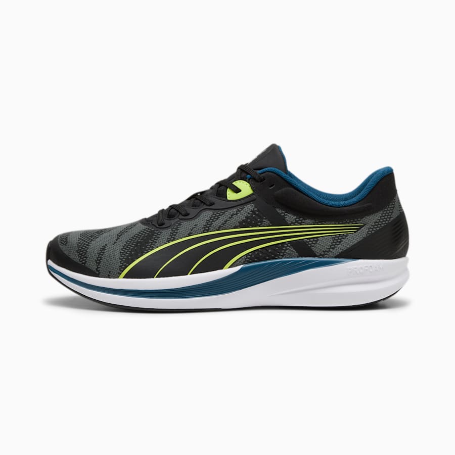 [37836711-UK6] MENS PUMA REDEEM PROFOAM ENGINEERED ROAD RUNNING SHOES - BLACK (UK6)
