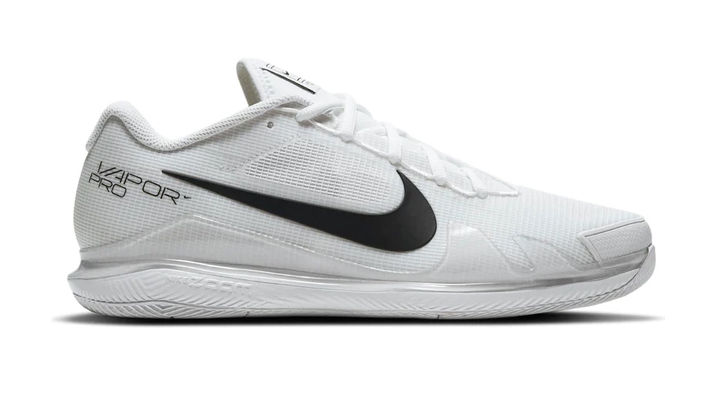 JUNIOR NIKE VAPOR PRO TENNIS SHOES - WHITE-BLACK